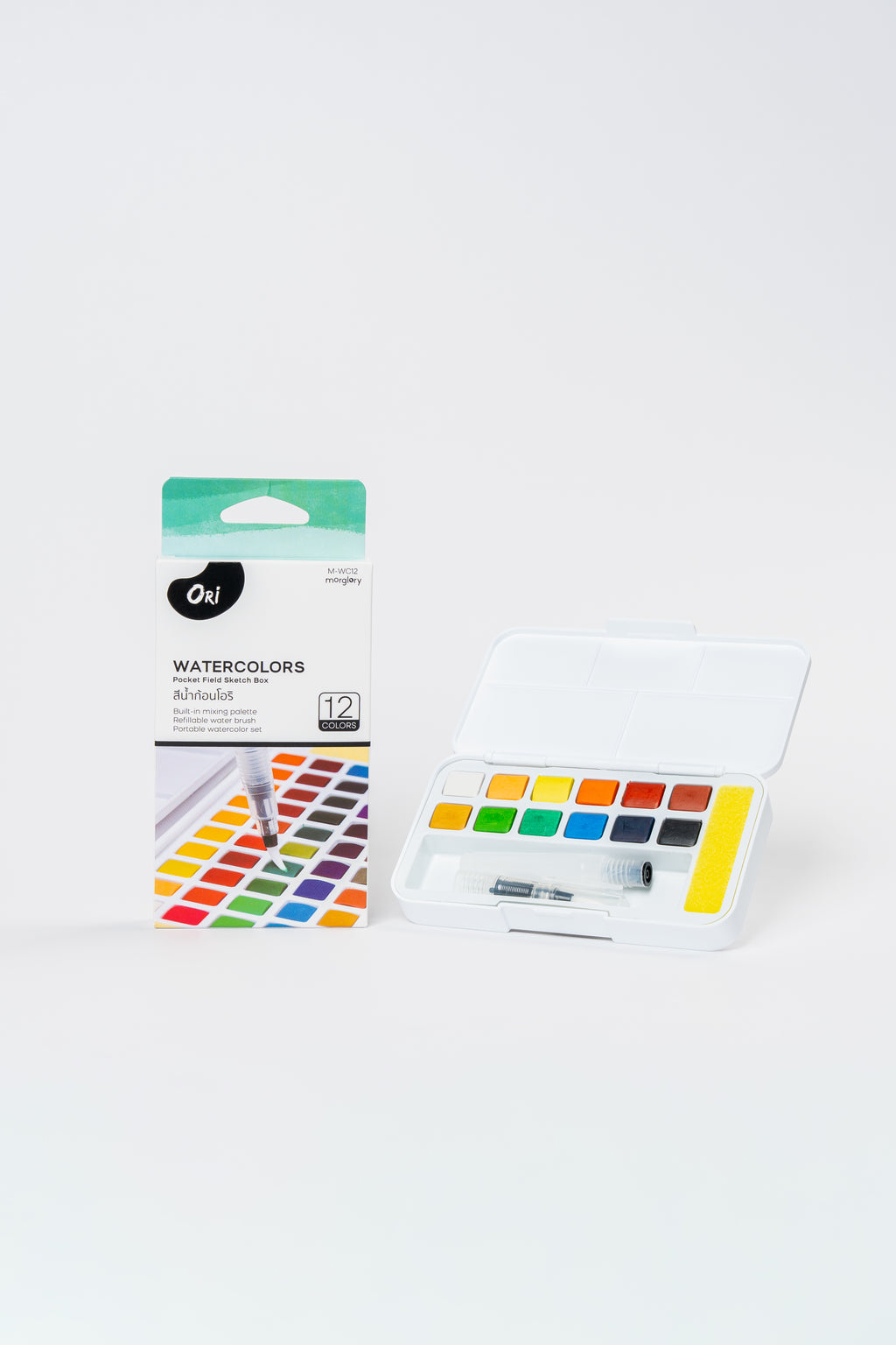 ORI Watercolors – Pocket Field Sketch Box (12 Colors)
