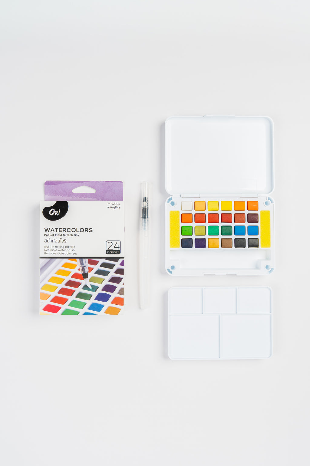 ORI Watercolors – Pocket Field Sketch Box (24 Colors)